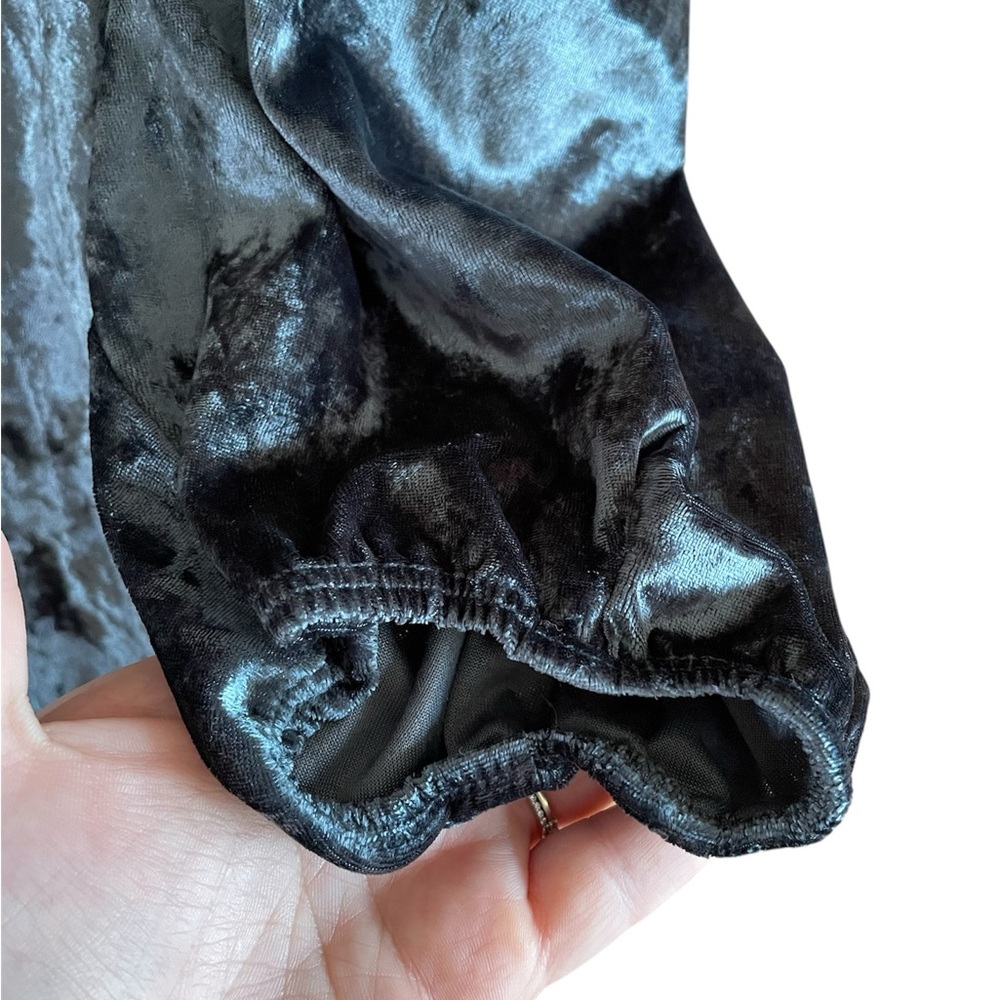 Free People Intimately Don’t You Wish Velvet Bodysuit in Sunflower Seed - Picture 7 of 10